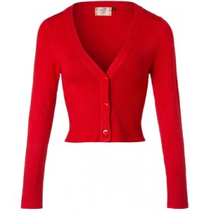 Banned Retro - 50s Lets Go Dancing - Cardigan - Rood