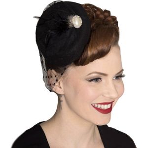 Dancing Days - All A Dream Fascinator - Zwart