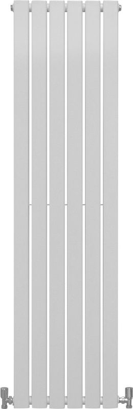 Design Radiator Sierradiator Verwarming - Wit - 1600 mm x 420 mm - Inclusief Schoonmaakborstel + Bevestigingsset - Plat Horizontaal