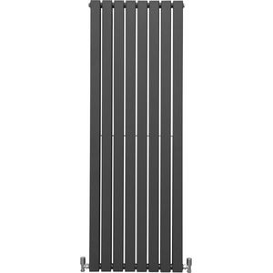 Design Radiator Sierradiator Verwarming - Antraciet - 1600 mm x 560 mm - Inclusief Schoonmaakborstel + Bevestigingsset - Plat Horizontaal