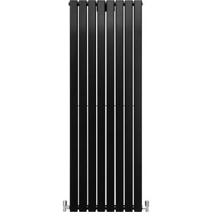 Design Radiator Sierradiator Verwarming - Mat Zwart - 1600 mm x 560 mm - Inclusief Schoonmaakborstel + Bevestigingsset - Plat Horizontaal