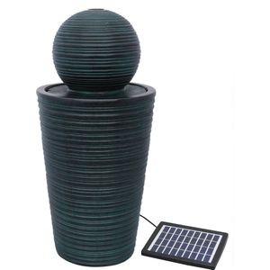 Bol fontein - Zonne-energie - Reservebatterij van 6 uur - 2.8 W 8 V - waterornament tuin