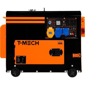 T-Mech Diesel Stroomgenerator Aggregraat - Stil - Eenfasig - 230V 13pk - Elektrische Start - Draagbaar