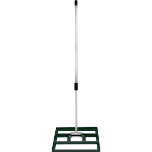 T-MECH - Gazon Leveler - Nivellering Hark 50 cm - Verstelbaar Handvat: 1.20 tot 1.90 m - Groen