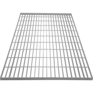 Gegalvaniseerd Rooster Vloerplateau Vloerpaneel Gaasvloerpaneel Raster Afwatering Goot Ventiel Zware Belasting Weerbestendig Staal Zinkcoating 1000 x 800 x 30 mm 4mm Dikte Metaal Draagvermogen 800kg