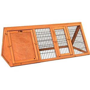 Home Korting Houten Huisdier Driehoek Konijn Cavia Kooi Huisdier House Outdoor Behuizing Run, Groot