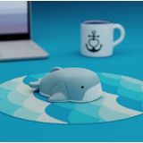 Mustard - Moby The Whale - Draadloze Computermuis - Blauw - Kunststof