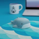 Mustard - Moby The Whale - Draadloze Computermuis - Blauw - Kunststof
