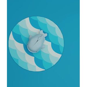 Mustard - Moby The Whale - Draadloze Computermuis - Blauw - Kunststof