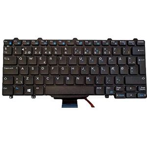 Origin Storage KB-5DGN5 Notebook-reserveonderdeel Toetsenbord - Notebook-onderdelen (toetsenbord, Deens, toetsenbord met achtergrondverlichting, DELL, Latitude E7250)