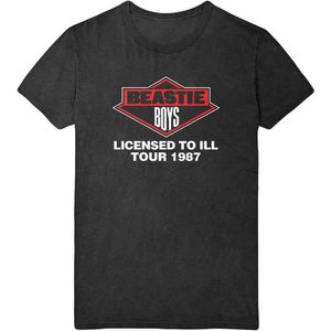 The Beastie Boys - Licensed To Ill Tour 1987 Heren T-shirt - M - Zwart