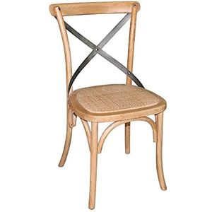 Bolero Set van 2 eetkamerstoelen, eetkamerstoel, houten stoel, eetkamerstoelen, houten stoel, eetkamerstoelen, koffie, 880 x 460 x 540 mm