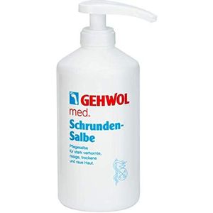 GEHWOL med. ronden zalf, verzorgingszalf verhoort, gebarsten, droge, ruwe huid, 500 ml met dispenser