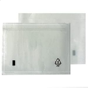 Triplast 200 x A6 Plain Document Enclosed Wallet (158 x 110 mm) | Doorzichtige plastic enveloppen/hoesjes/zakken/portefeuilles verwijderen en verzegelen | Facturen, paklijsten & leveringsbonnen aan