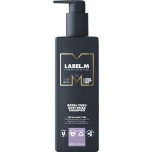 Label.M Royal Yuzu Anti-Frizz Shampoo - 300 ml - Normale shampoo vrouwen - Voor Alle haartypes