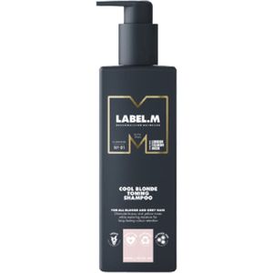 Label.M Cool Blonde Toning Shampoo - 300 ml - Zilvershampoo