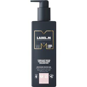 Label.M Vibrant Rose Colour Care Shampoo - 300 ml - Normale shampoo vrouwen - Voor Alle haartypes