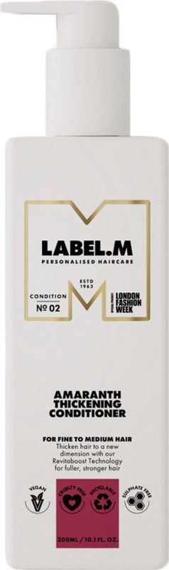 Label.M Amaranth Thickening Conditioner - Crèmespoeling - Vegan - Sulfaatvrij