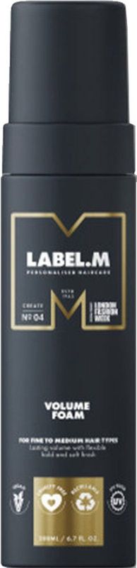 Label.M - Volume Foam - Styling Mousse - Vrij van Sulfaten en Parabenen