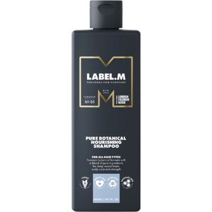 Label.M Pure Botanical Natural Nourishing Shampoo - 1000 ml - Normale shampoo vrouwen - Voor Alle haartypes