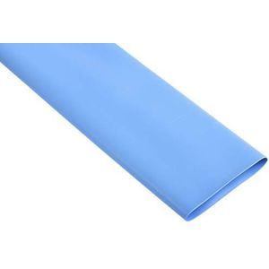 RS PRO Warmtekrimpkous, polyolefine, blauw, Ø 38,1 mm, krimpverhouding 2:1, lengte 1,2 m, verpakking van 5 stuks