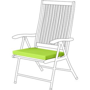 Stoelkussen - Waterbestendige Tuinkussens voor Binnen en Buiten - Zitkussen met Lint - Kussens voor Tuinstoel