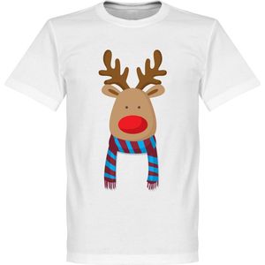 Reindeer Supporter T-Shirt - Blauw/Wit - Kinderen - 92/98