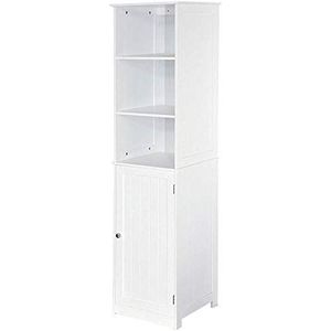 Bath Vida Priano Badkamerkast Opbergkast Vloerstaande Tallboy Unit, Wit