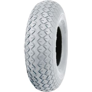 Grijze scootmobielband, 2.80/2.50-4, blok, luchtband, niet-markerende band