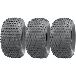 25x12.00-9 Knobbel ATV Quad Band 4ply John Deere Gator Road Legal Band (Set van 3)