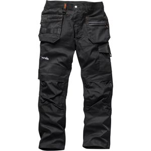 Scruffs - Trade Flex - Werkbroek - Zwart - CORDURA Kniezakken