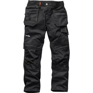 Scruffs Heren Scruffs Trade Flex broek, zwart, 38R