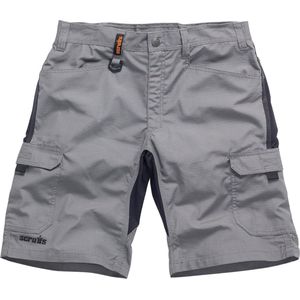 Scruffs - Trade Flex - Werkshorts - Grafiet - Slimfit met Stretch-panelen