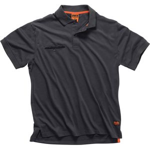 Scruffs Werkpolo - Grafietkleur Lichtgewicht en Onderhoudsvriendelijk - Professionele Stijl