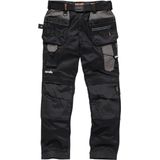 Scruffs Flexibele werkbroek - slanke pasvorm - ballistische versterking - ventilatie - maat 50L - zwart