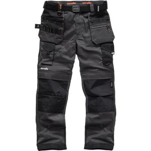 Scruffs - Pro Flex Plus - Werkbroek - Grijs - Slanke Pasvorm - Slijtvaste Cordura® Versteviging