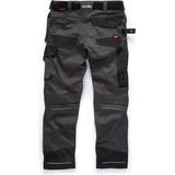 Scruffs - Pro Flex Plus - Werkbroek - Grijs - Slijtvaste Versteviging - Holsterzakken