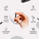 WeightWorld Actieve Kool capsules - 2000 mg - 180 vegan capsules - Bij gasophoping in de darmen