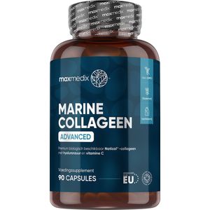 Viscollageen - 1200 mg 120 Capsules - Advanced Marine Collageen met Hyaluronzuur en Vitamine C