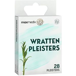 Wrattenpleisters - 28 pleisters met Salicylzuur om Wratten en Likdoorns te verwijderen - Een gemakkelijke en natuurlijke Wrattenbehandeling - Van maxmedix