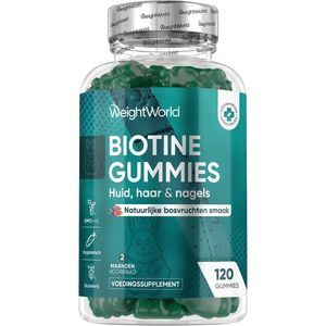 Haar Gummies - Glanzend en Sterk Haar - 120 Gummies - Glutenvrij