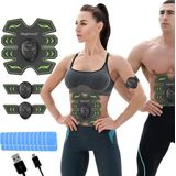 WeightWorld elektrische buikspiertrainer - 8 pads buikspier stimulator - Sixpack en buikspieren EMS trainer