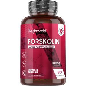 Pure Forskolin - 1000 mg 60 capsules - Coleus Forskohlii-extract