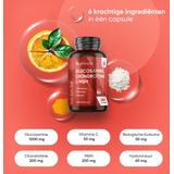 Glucosamine & Chondroïtine - Capsules - 180 Vegan - Met Kurkuma en Vitamine C