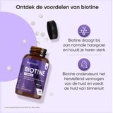 WeightWorld Biotine Haar Tabletten - 12.000 mcg - Voor sterk en glanzend haar - 365 vegan tabletten voor 1 jaar voorraad
