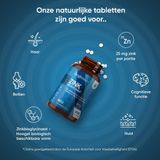 WeightWorld Zink tabletten - 25 mg Zink Bisglycinaat - 400 vegan tabletten voor meer dan 1 jaar voorraad