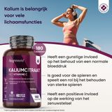 WeightWorld Kalium citraat met vitamine C - 1460 mg - 180 tabletten voor 3 maanden
