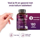 WeightWorld Kalium citraat met vitamine C - 1460 mg - 180 tabletten voor 3 maanden