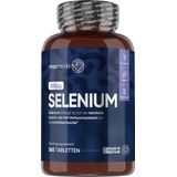 maxmedix Selenium tabletten - 200 mcg - 365 tabletten voor 1 jaar voorraad - Ondersteunt de schildklier en het immuunsysteem