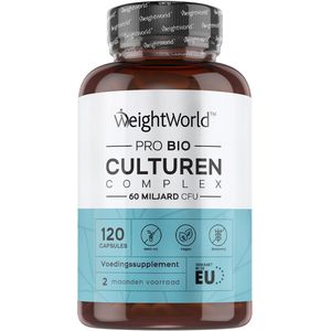maxmedix Probiotica Complex - Pro Bio culturen capsules met 60 miljoen CFU en 20 bacteriestammen - 120 vegan capsules